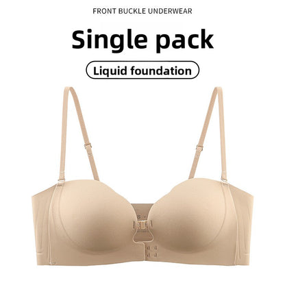 Clasp Strapless Push Up Bra