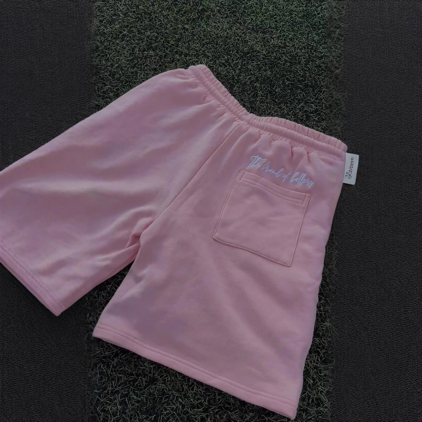 Embroidered Drawstring Shorts and T-Shirt Set