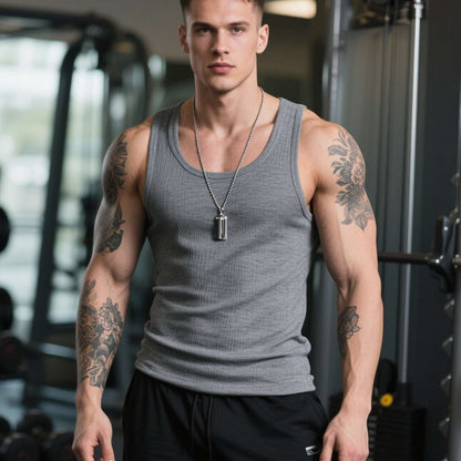 Retro Cotton Tank Tops for Men