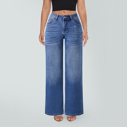 High Waisted Wide Leg Jeans